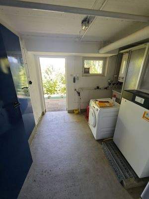 Waschküche und Gartenzugang
