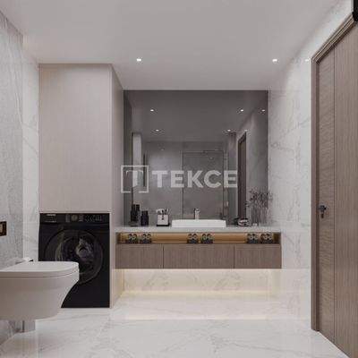 Furnished Flats in Yıldızlı Akcaabat with Sea View