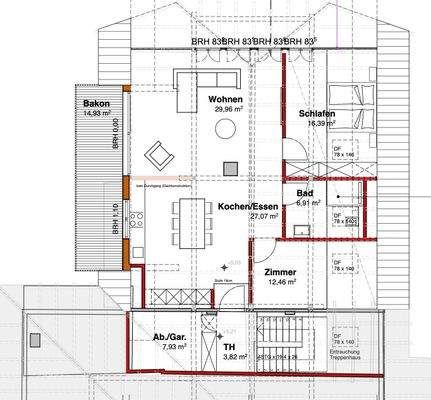 Beispiel Grundriss DG Horben Bühlhofweg 2