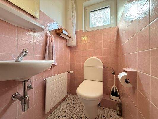 Gäste-WC  im Erdgeschoss