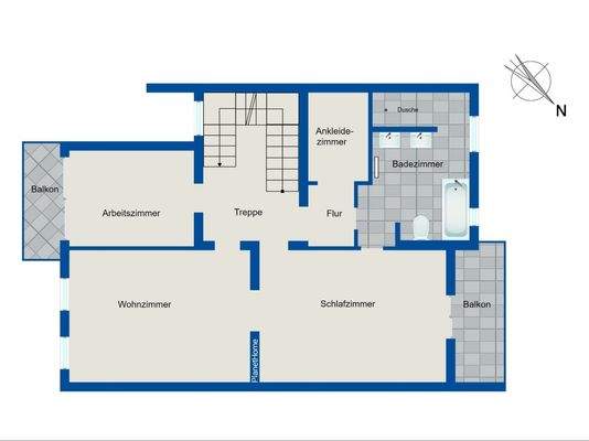 Grundriss Obergeschoss