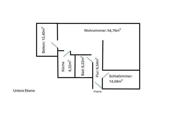 Grundriss untere Ebene