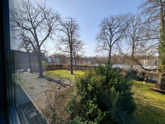 Blick aus der Wohnung