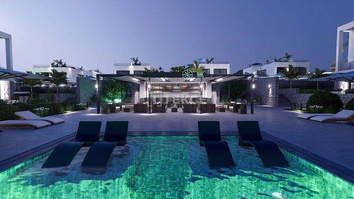 Mountain and Sea View Flats Close to the Sea in North Cyprus