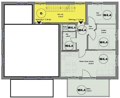 Wohnung 04 Obergeschoss