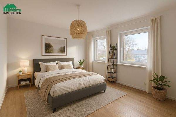 Visualisierung: Kinder-/Arbeitszimmer