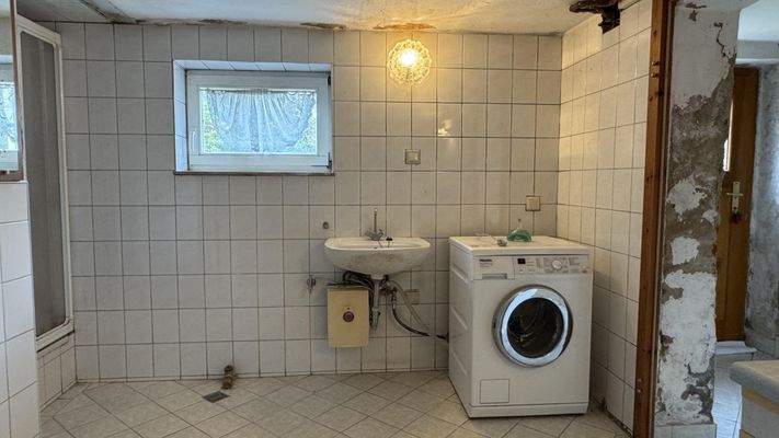 Waschküche im Keller