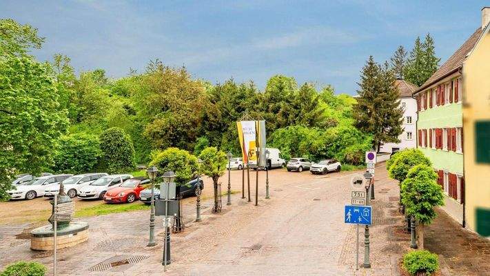 Blick aus dem Wohnzimmer