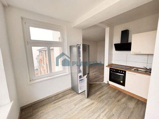 Küche mit Einbauküche