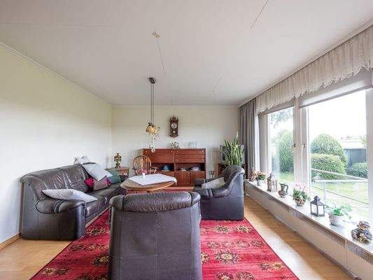 Blick in das Wohnzimmer