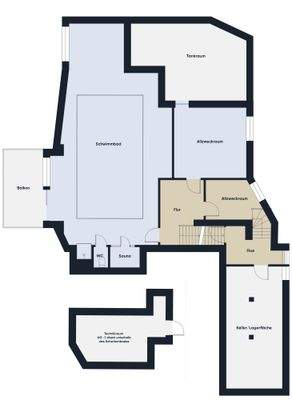 Grundriss ohne Maßstab UG inkl Tankraum