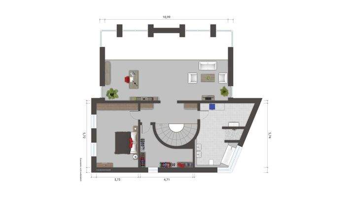 Grundriss, Obergeschoss