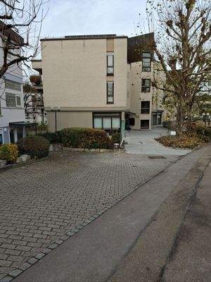 Blick Wohnanlage