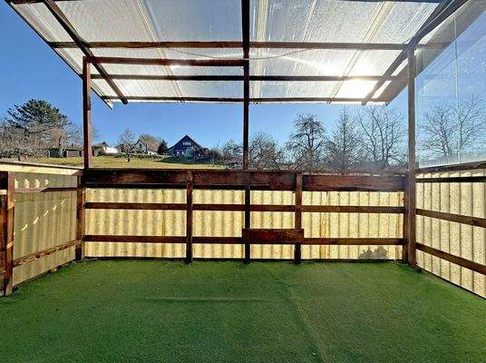 Südlich ausgerichteter Balkon