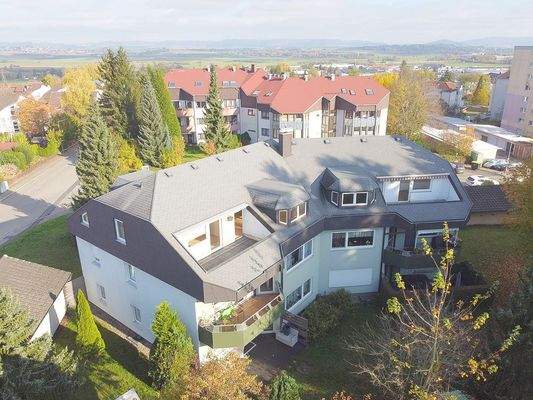 Loggia mit Blick ins Grüne