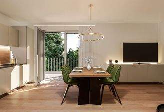 Beispielbild Wohn-/Ess- und Kochbereich