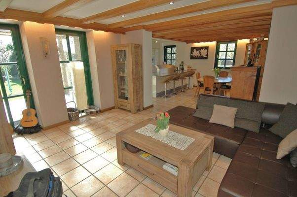 Wohnzimmer Küche Eßbereich