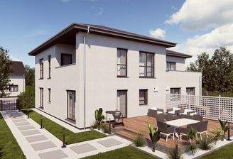 Modernes 3-Parteien-Haus