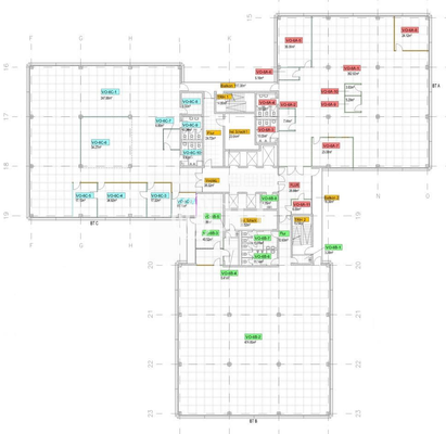 Grundriss 6. Obergeschoss - Ge