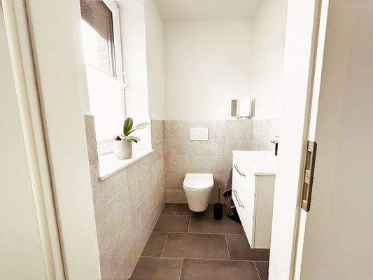 Praktisches Gäste-WC.