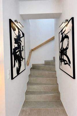 Treppenhaus in das Staffelgeschoss