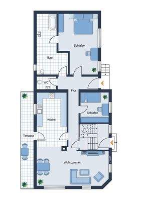 Grundriss Erdgeschoss