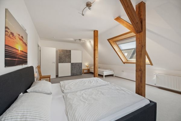 Schlafzimmer 2 im Obergeschoss Ansicht 2