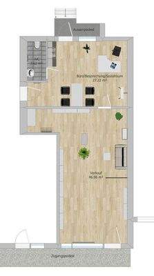 Beispiel Verkaufsfläche