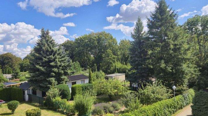 Blick auf das Grundstück