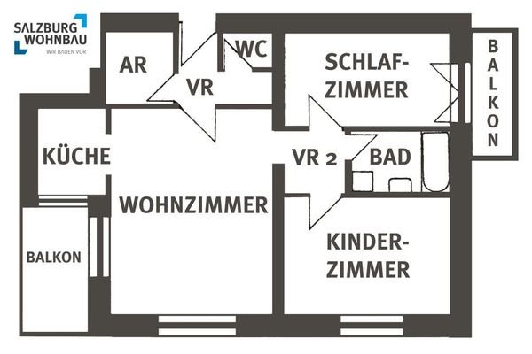 Wohnungsplan OG