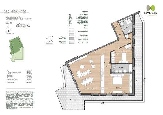 Grundriss Wohnung 15