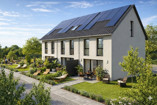 Außenansicht 3 RH mit Gehweg