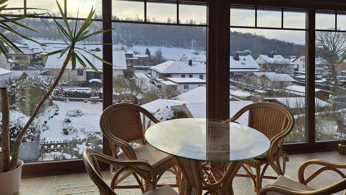 Aussicht vom Wintergarten 