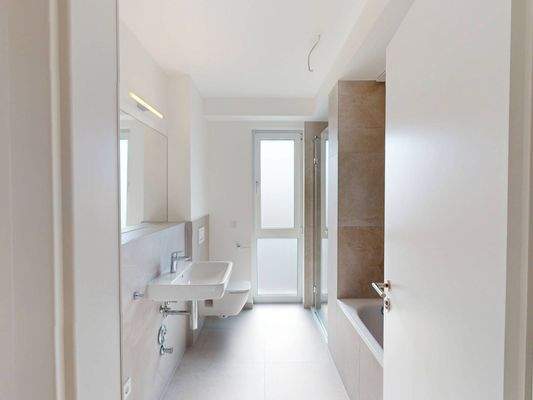 Ansicht I: Badezimmer