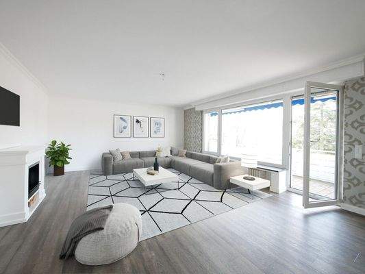 Einrichtungsbeispiel Wohnzimmer