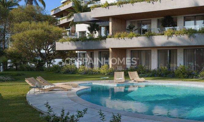 Sea-View Properties in a Complex with Pool in Mijas Málaga