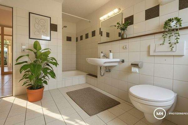 KI generiert-Badezimmer