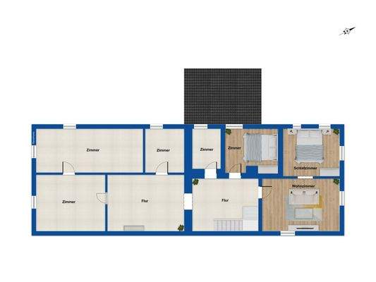 Grundriss Obergeschoss