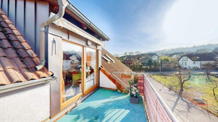 Balkon mit schöner Aussicht