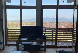 Wohnzimmer mit Ausblick