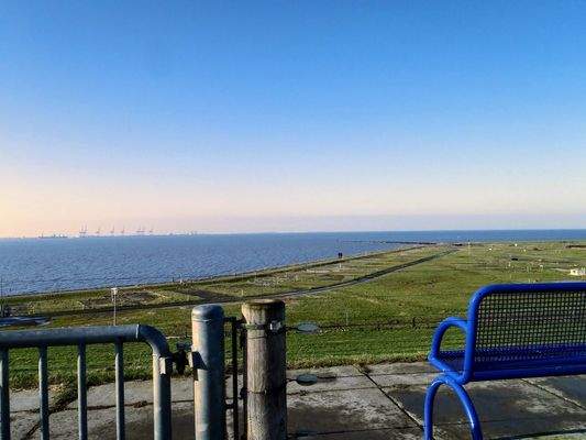 Ausblick vom Deich