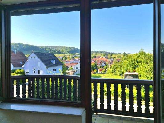 Blick aus dem Esszimmer