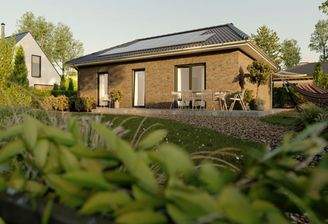 Ansicht Garten Verblendfassade