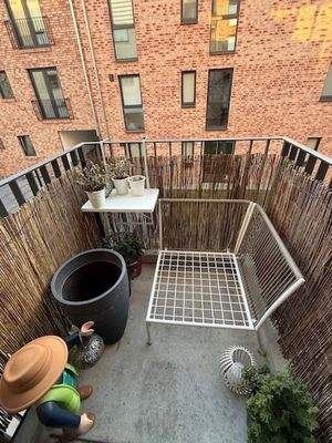 Balkon Süd-Ausrichtung