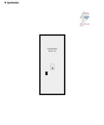 Grundriss Spitzboden