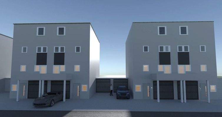 4 Doppelhaushälften