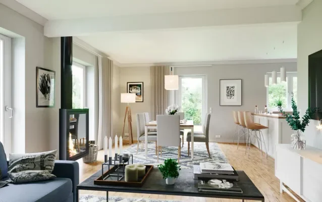 1,5 Geschosser-SH-142-Variante-D-Wohnzimmer-Küche