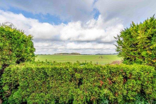 Blick von der Terrasse im Erdgeschoss