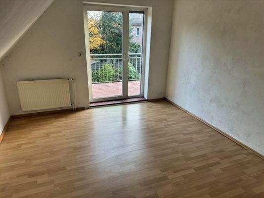 Zimmer 3 DG mit Balkonzugang