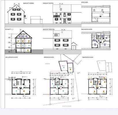 Haus Aufteilungsplan